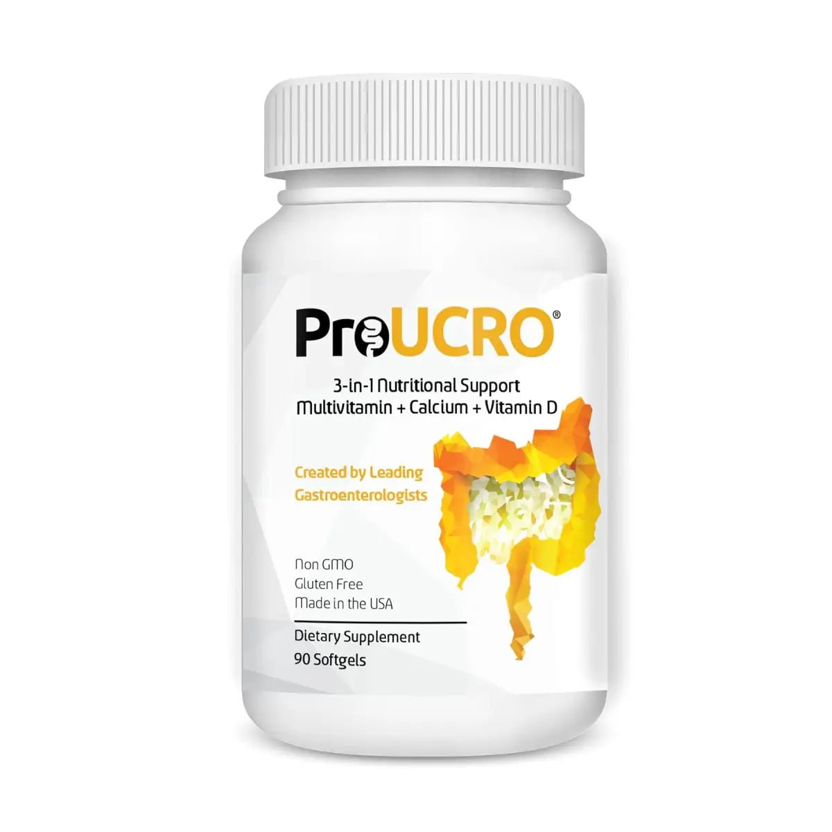 Proucro 3 - en - 1 Multivitamínico + Calcio + Vitamina D 90 Softgels - Hi Vitamins