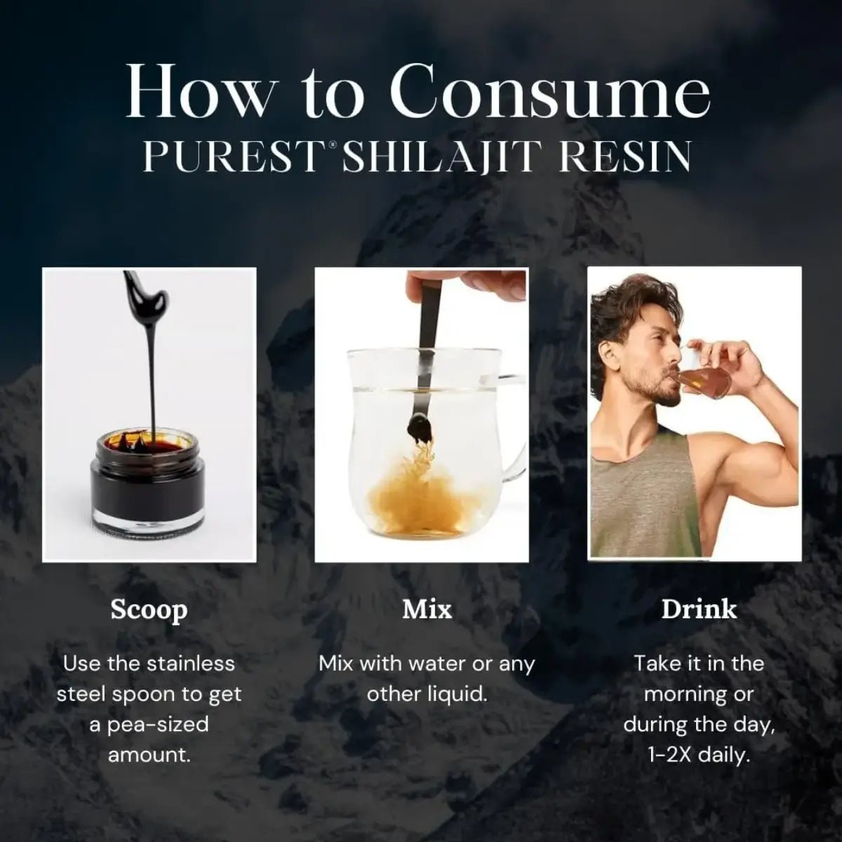 Pure Himalayan® Shilajit Resina 1,06 Oz (30g) | Energía y Vitalidad - Hi Vitamins