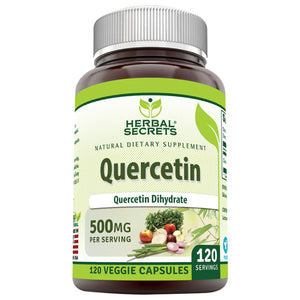 HERBAL SECRETS® QUERCETIN 500MG 120 CAPSULES