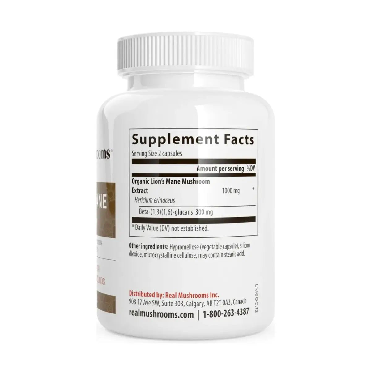 Real Mushrooms Lion's Mane Cognition 300 Cápsulas - Hi Vitamins