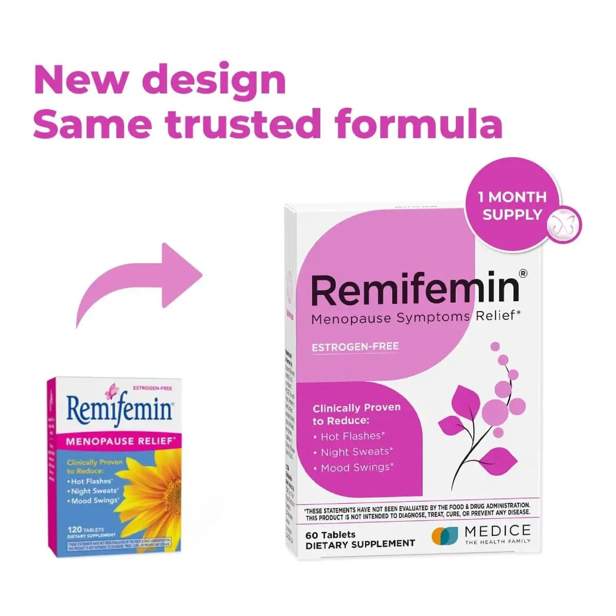 Remifemin Alivio de la Menopausia 60 Tabletas - Hi Vitamins