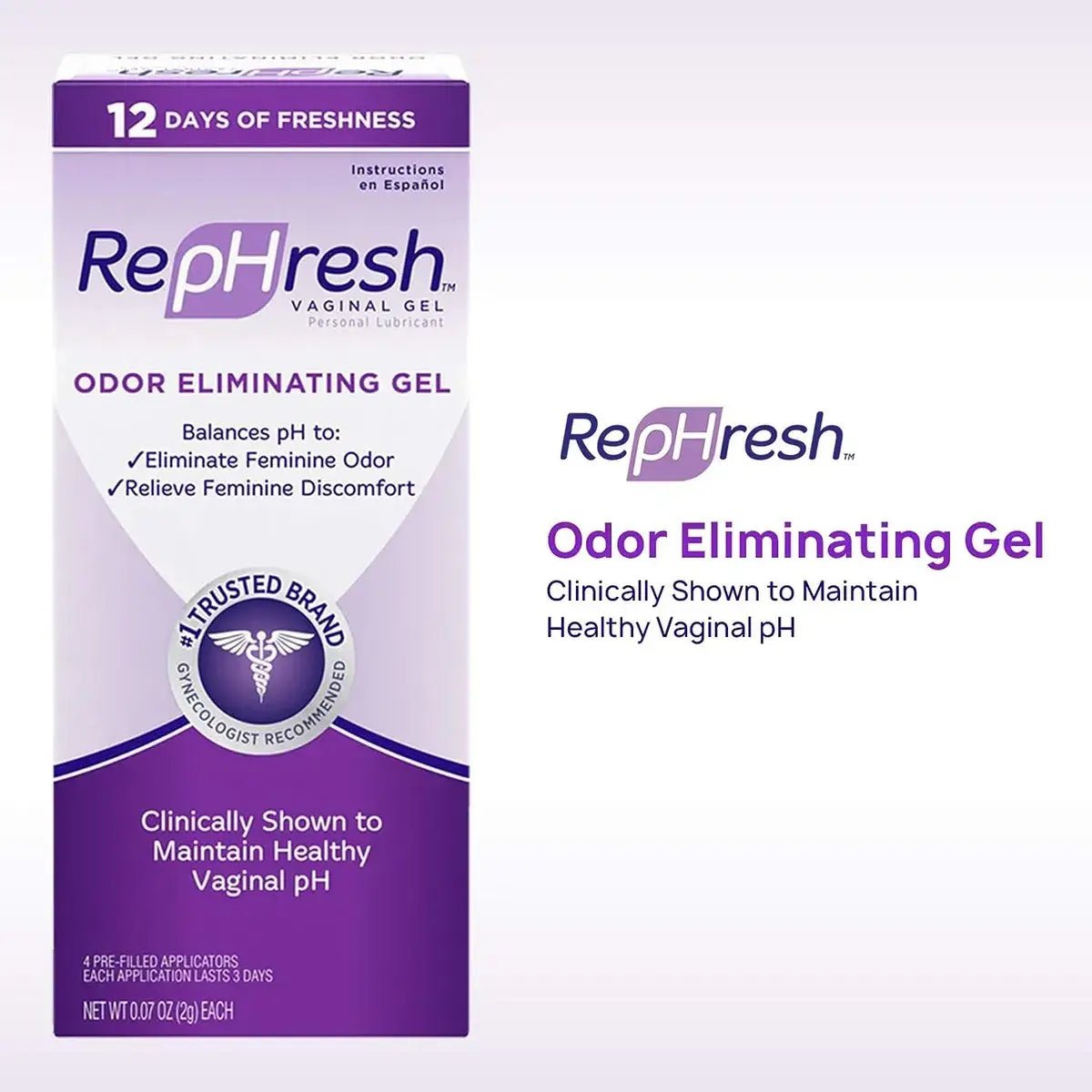 RepHresh Gel Vaginal 4 Pack 2 Grs - Hi Vitamins