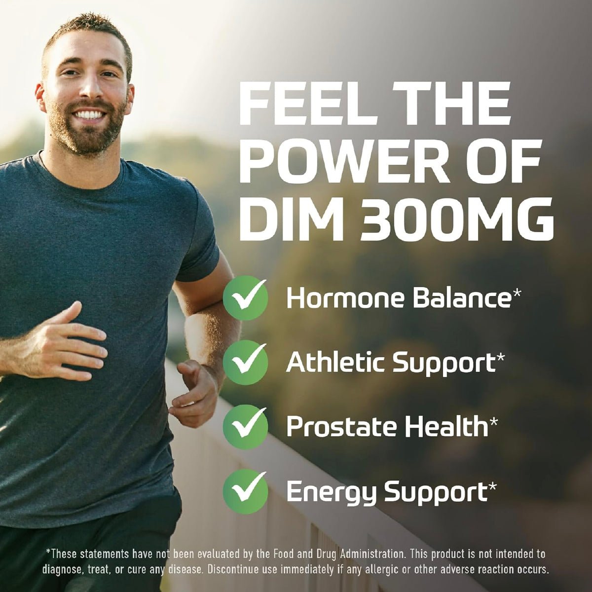 SMNutrition DIM para Hombres 60 Cápsulas 300 mg Apoyo Balance Hormonal Energía y Fitness Masculino - Hi Vitamins