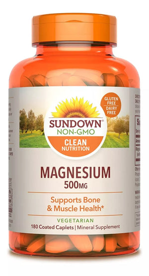 SUNDOWN NATURALS MAGNESIUM 500 MG 180 CAPSULES