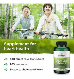 SWANSON OLIVE LEAF EXTRACT 500 MG 120 CAPSULES