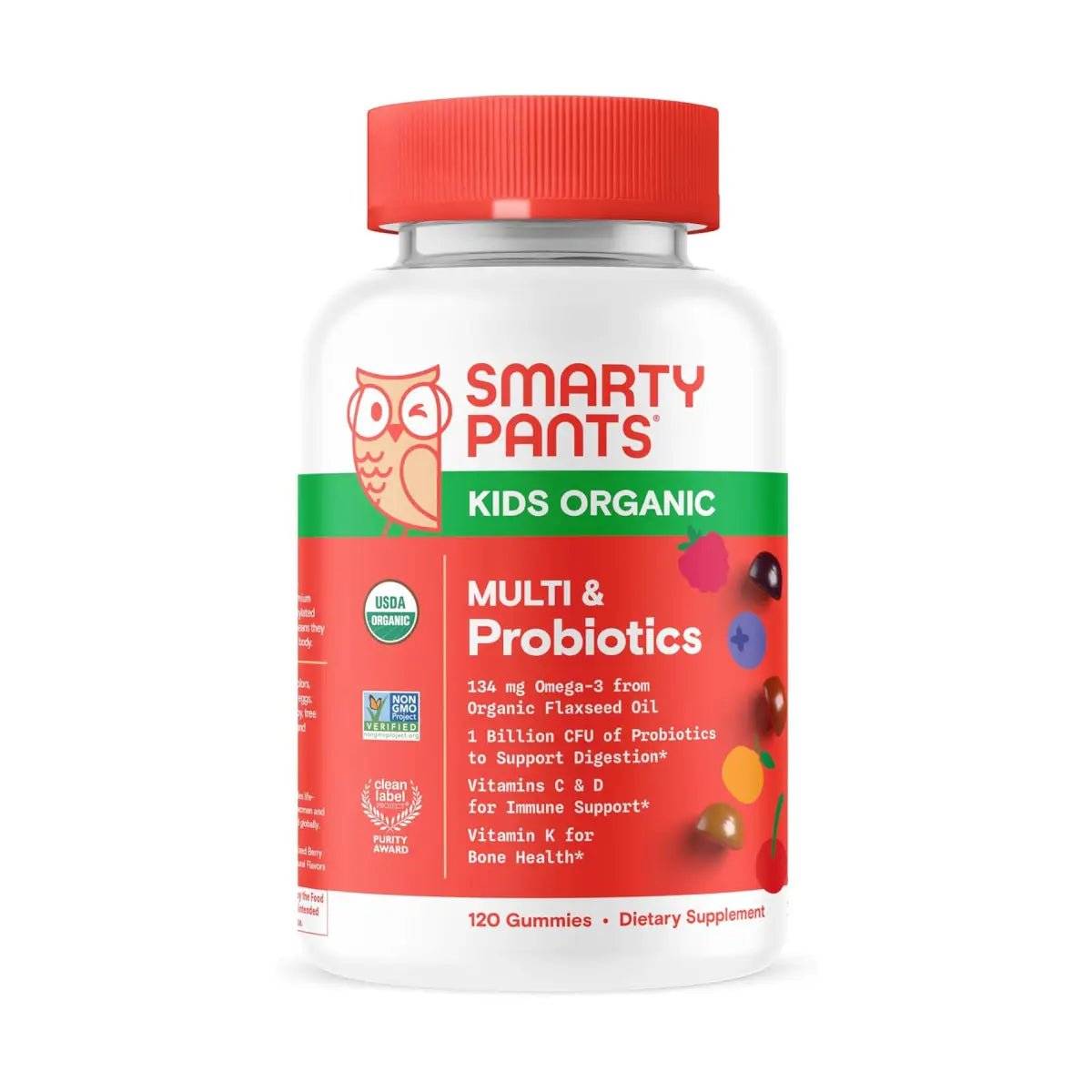 SmartyPants Multivitaminas & Probióticos para Niños 120 Gomitas - Hi Vitamins
