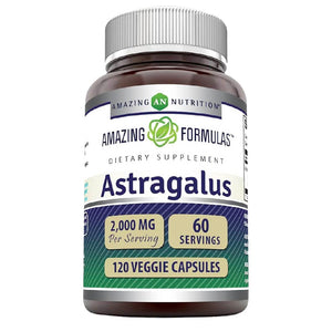 AMAZING FORMULAS ASTRAGALUS 2000MG 120 CAPSULES