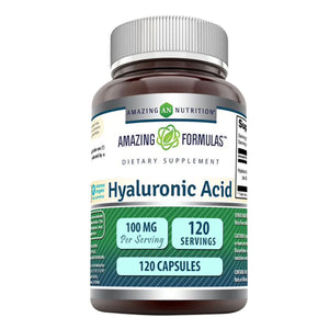 AMAZING NUTRITION HYALURONIC ACID 100MG 120 CAPSULES