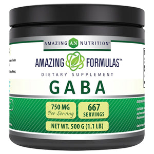 AMAZING FORMULAS GABA POWDER 500 G 667 SERVINGS