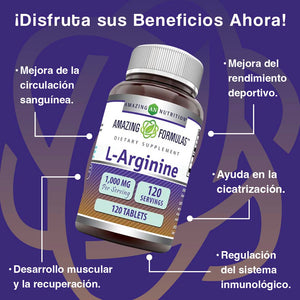 AMAZING NUTRITION L-ARGININE 1000 MG 120 TABLETS