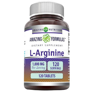 AMAZING NUTRITION L-ARGININE 1000 MG 120 TABLETS