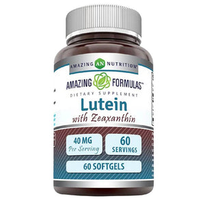 AMAZING FORMULAS LUTEIN ZEAXANTINA 40 MCG 60 SOFTGELS