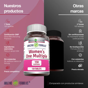 AMAZING FORMULAS WOMENS' ONE MULTIPLE 150 TABLETS