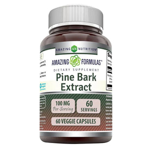 AMAZING FORMULAS PINE BARK EXTRACT 100 MG 60 CAPSULES