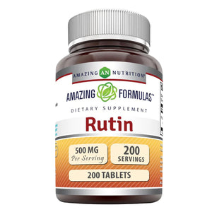 AMAZING FORMULAS RUTIN 500 MG RUTINA 200 TABLETS