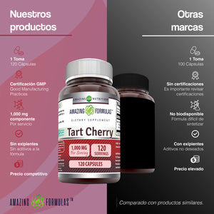 AMAZING FORMULAS TART CHERRY 1000 MG  120 CAPSULES