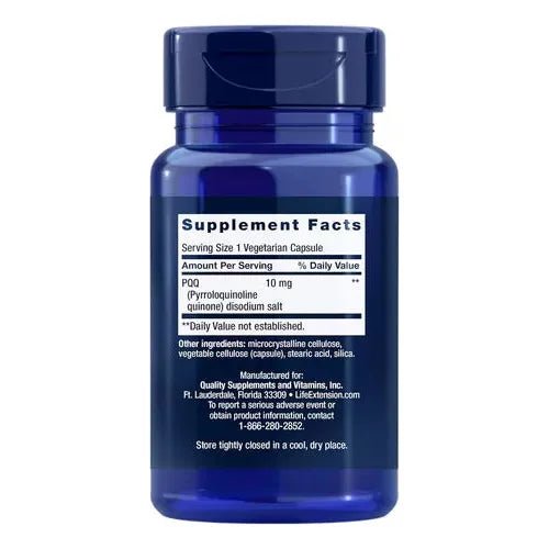 Life Extension PQQ 10 Mg 30 Cápsulas - Hi Vitamins