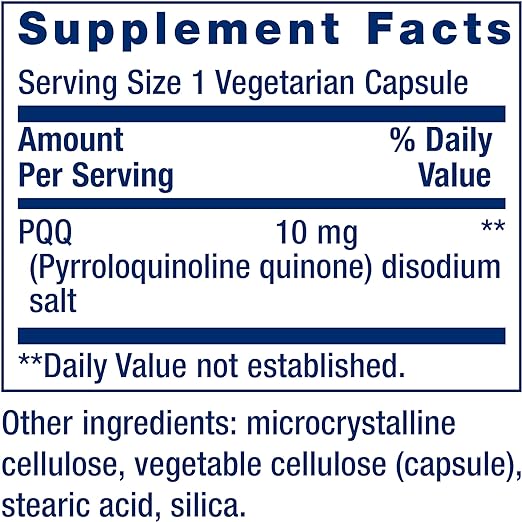 Life Extension PQQ 10 Mg 30 Cápsulas - Hi Vitamins