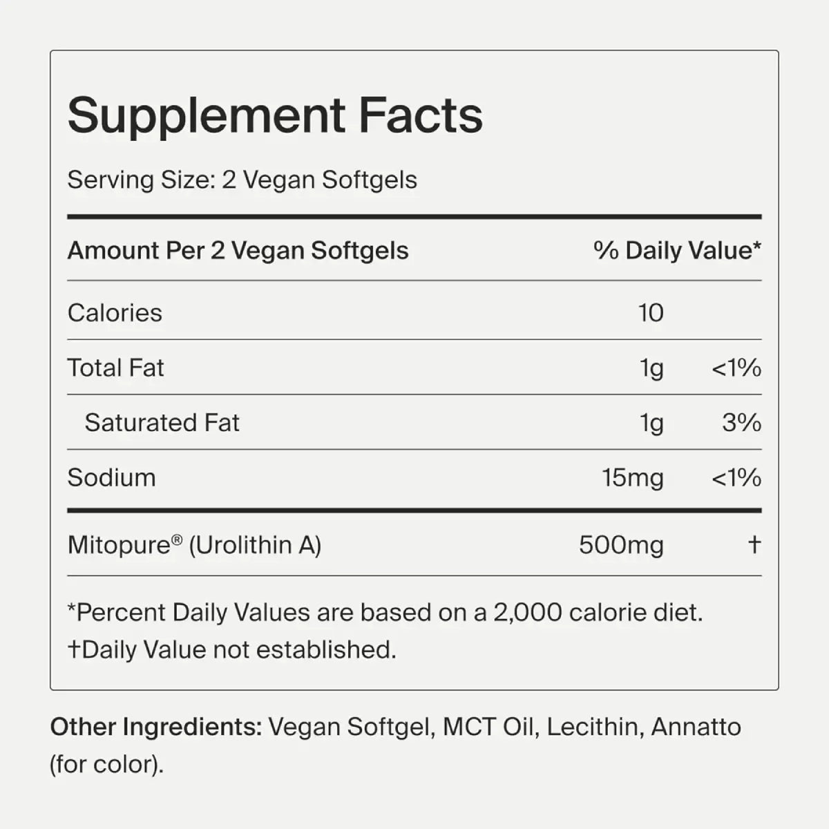 Timeline Mitopure Suplemento para la Longevidad 60 Softgels - Hi Vitamins