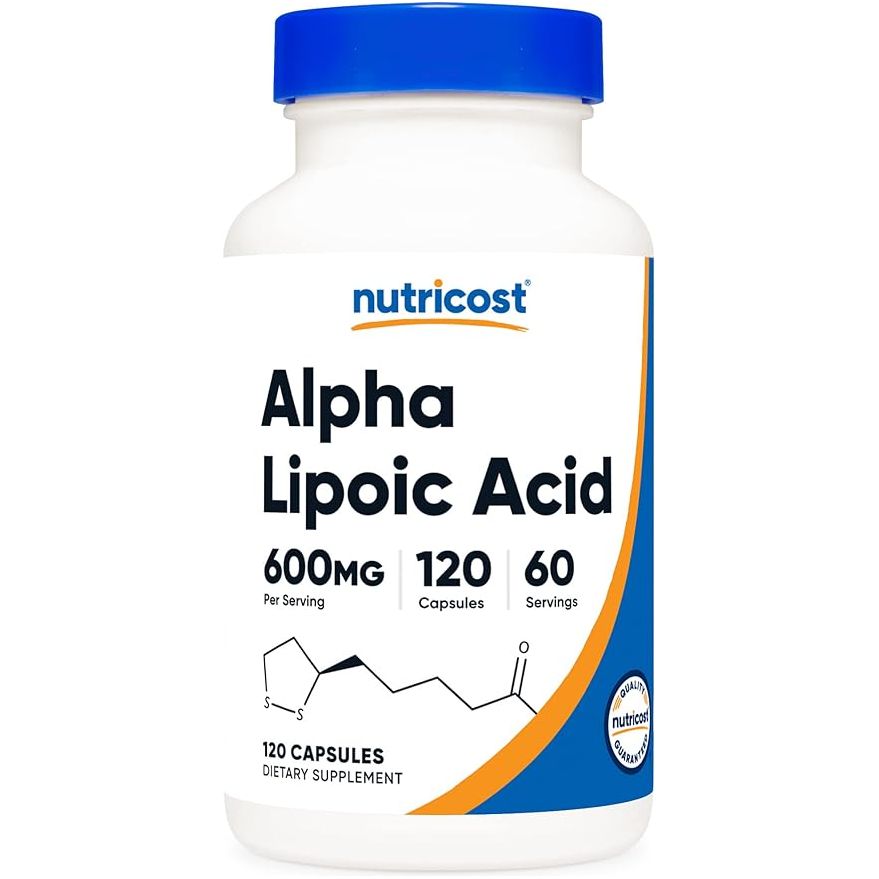 Nutricost ® Alpha Lipoic Acid 600 Mg 120 Cápsulas - Hi Vitamins