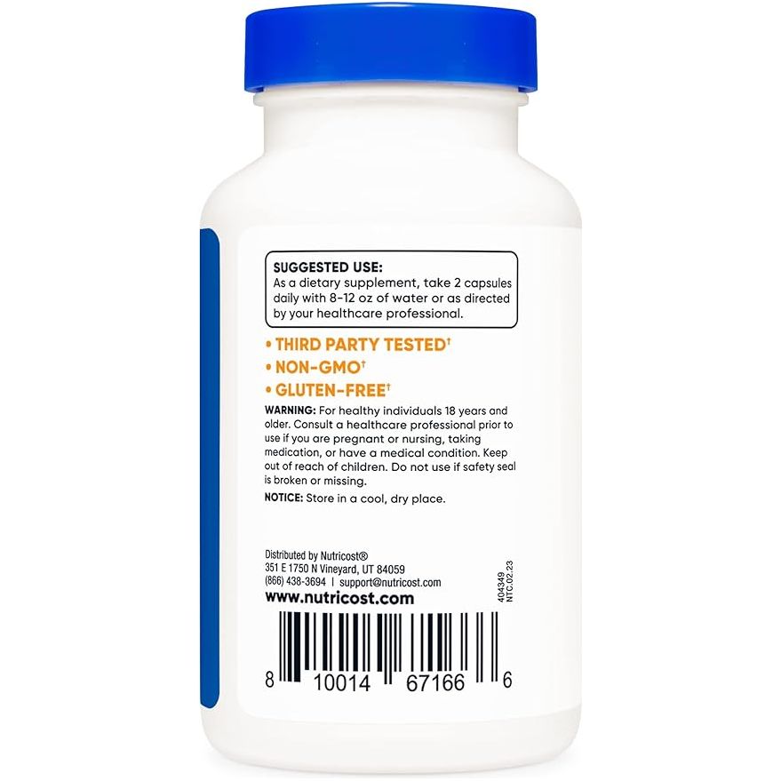 Nutricost ® Alpha Lipoic Acid 600 Mg 120 Cápsulas - Hi Vitamins
