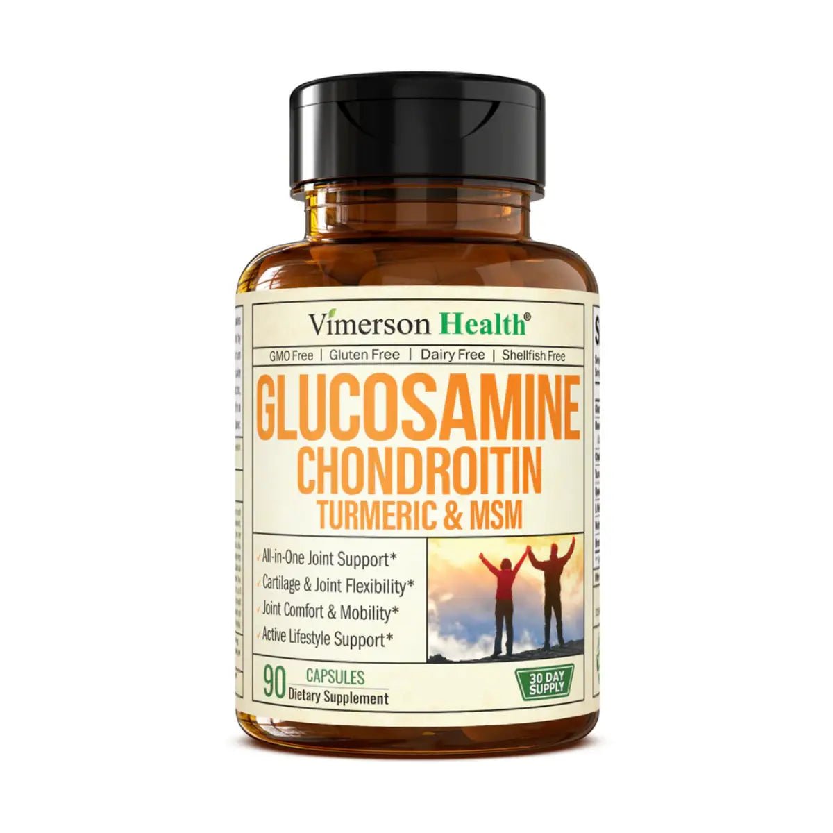 Vimerson Health Glucosamina, Condroitina, Cúrcuma, MSM y Boswellia 90 Cápsulas - Hi Vitamins