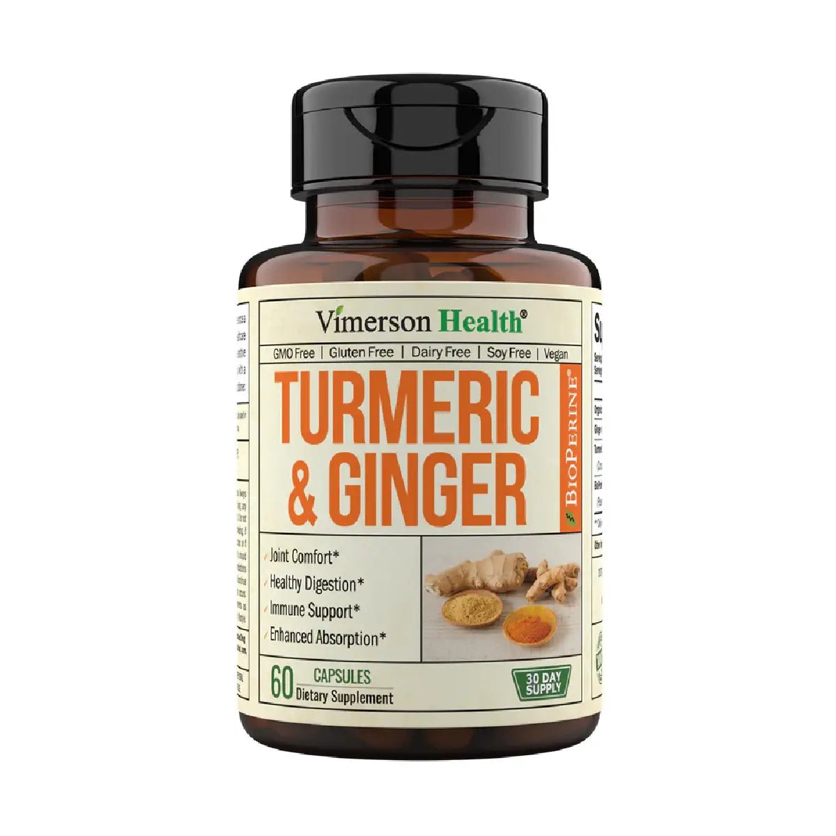 Vimerson Health Turmeric &amp; Ginger 60 Cápsulas - Hi Vitamins