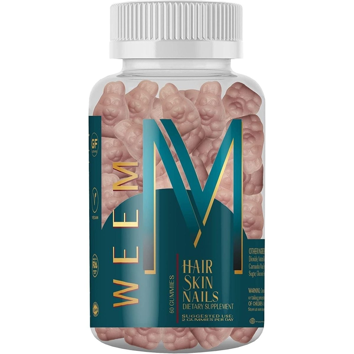 Weem Hair, Skin & Nails 60 Gomitas - Hi Vitamins