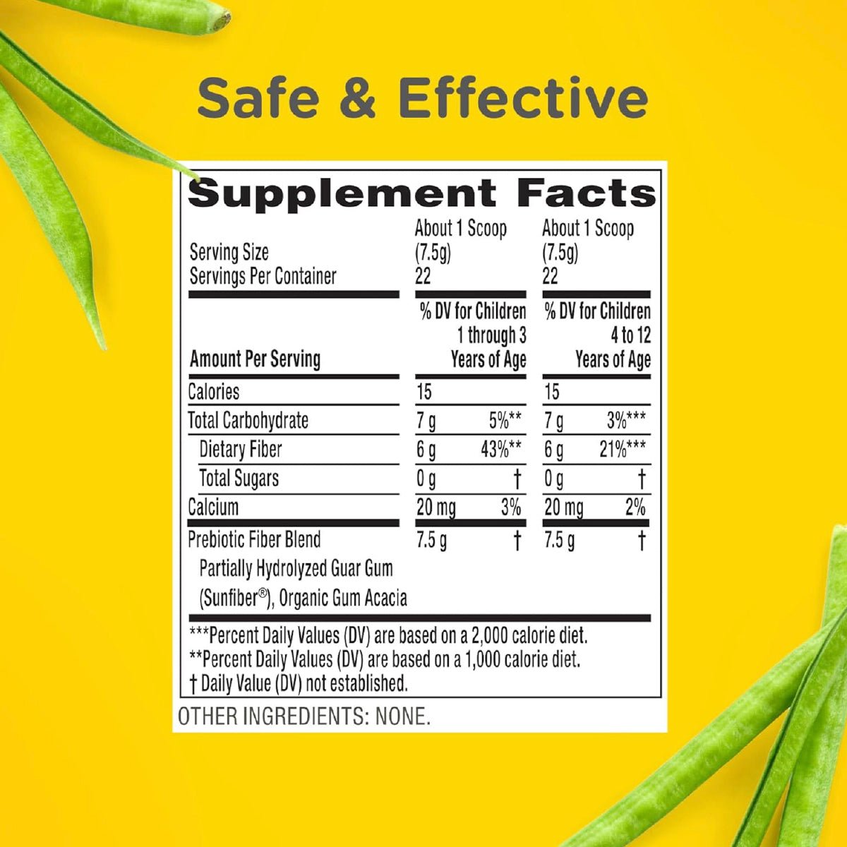 Zarbee’s Sunfiber Polvo de Fibra Prebiótica 165 g Apoyo Digestivo y Regularidad Infantil - Hi Vitamins