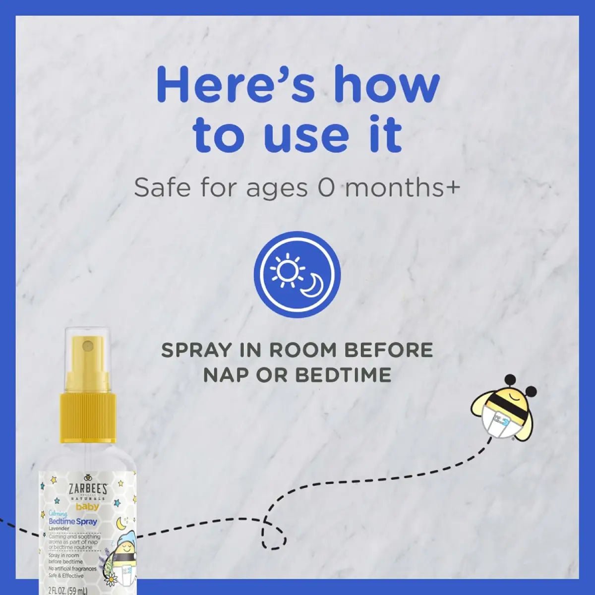 Zarbee’s Baby Spray Calmante con Lavanda y Manzanilla 59 ml - Hi Vitamins