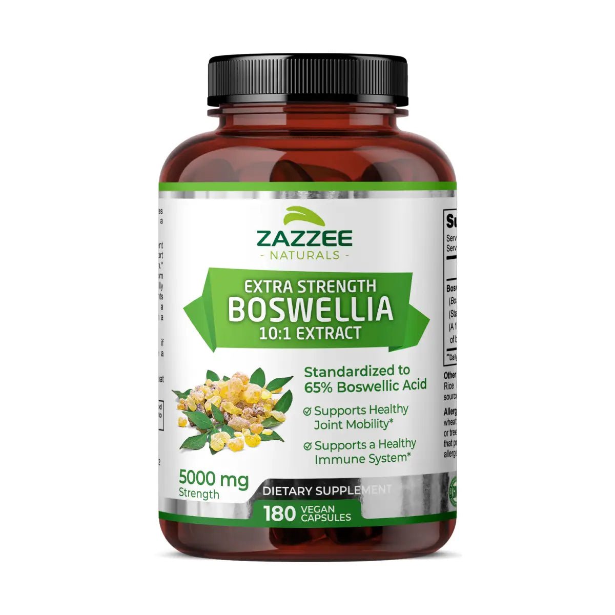 Zazzee Naturals Extra Strength Boswellia 5000 Mg 180 Cápsulas - Hi Vitamins