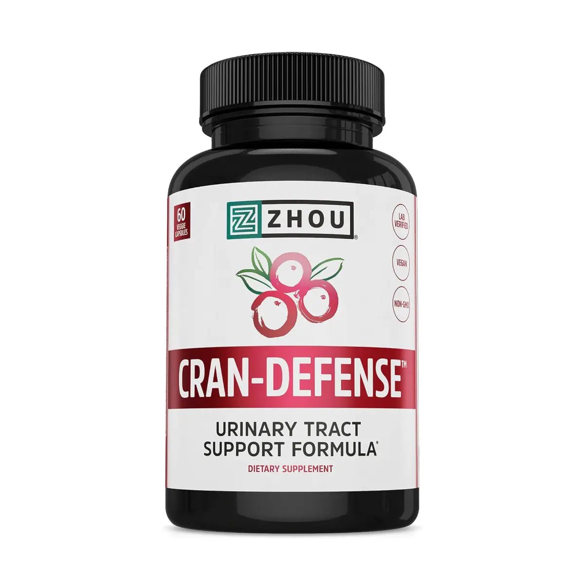 Zhou Cran - Defense Fórmula de Triple Acción para el Tracto Urinario 60 cápsulas - Hi Vitamins