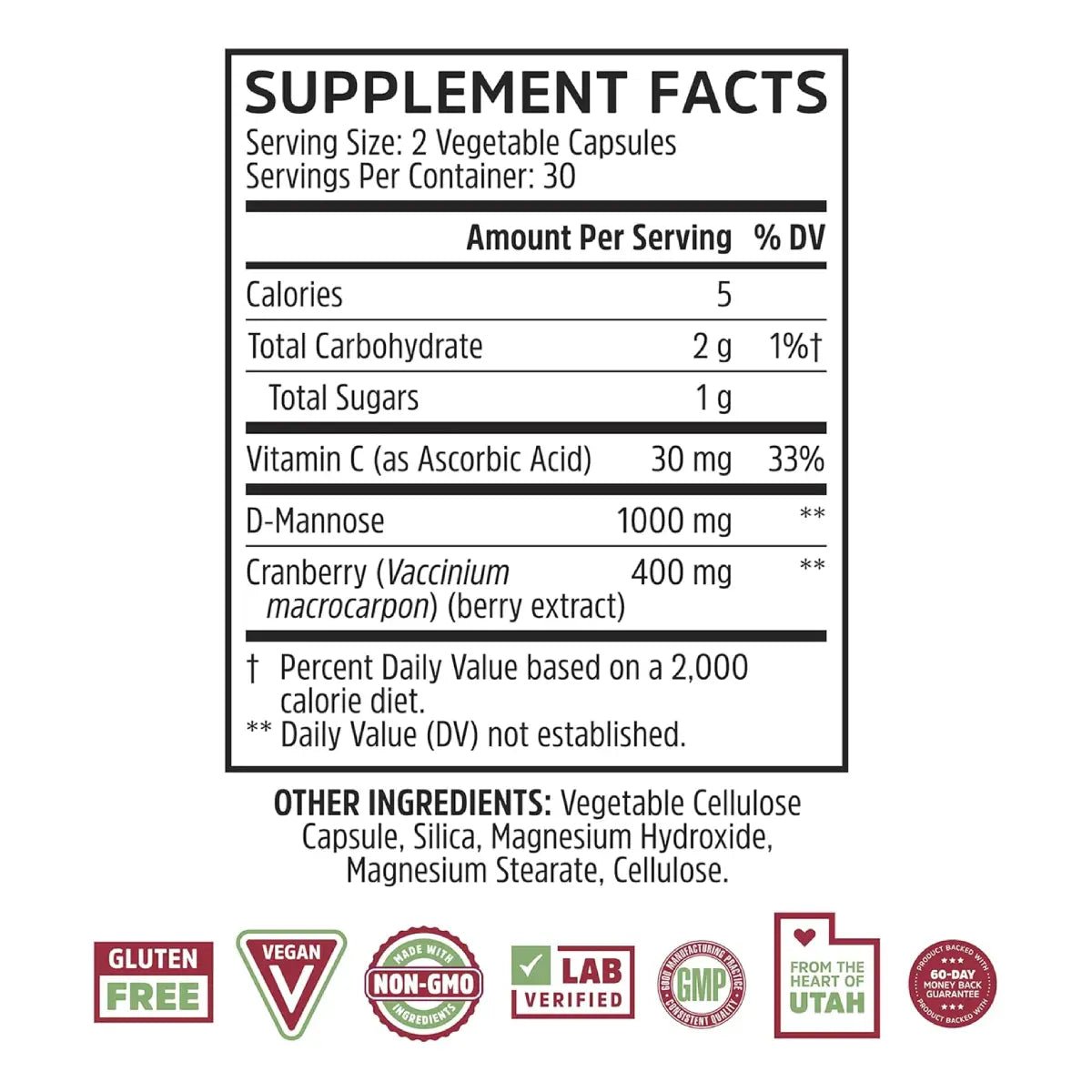 Zhou Cran - Defense Fórmula de Triple Acción para el Tracto Urinario 60 cápsulas - Hi Vitamins