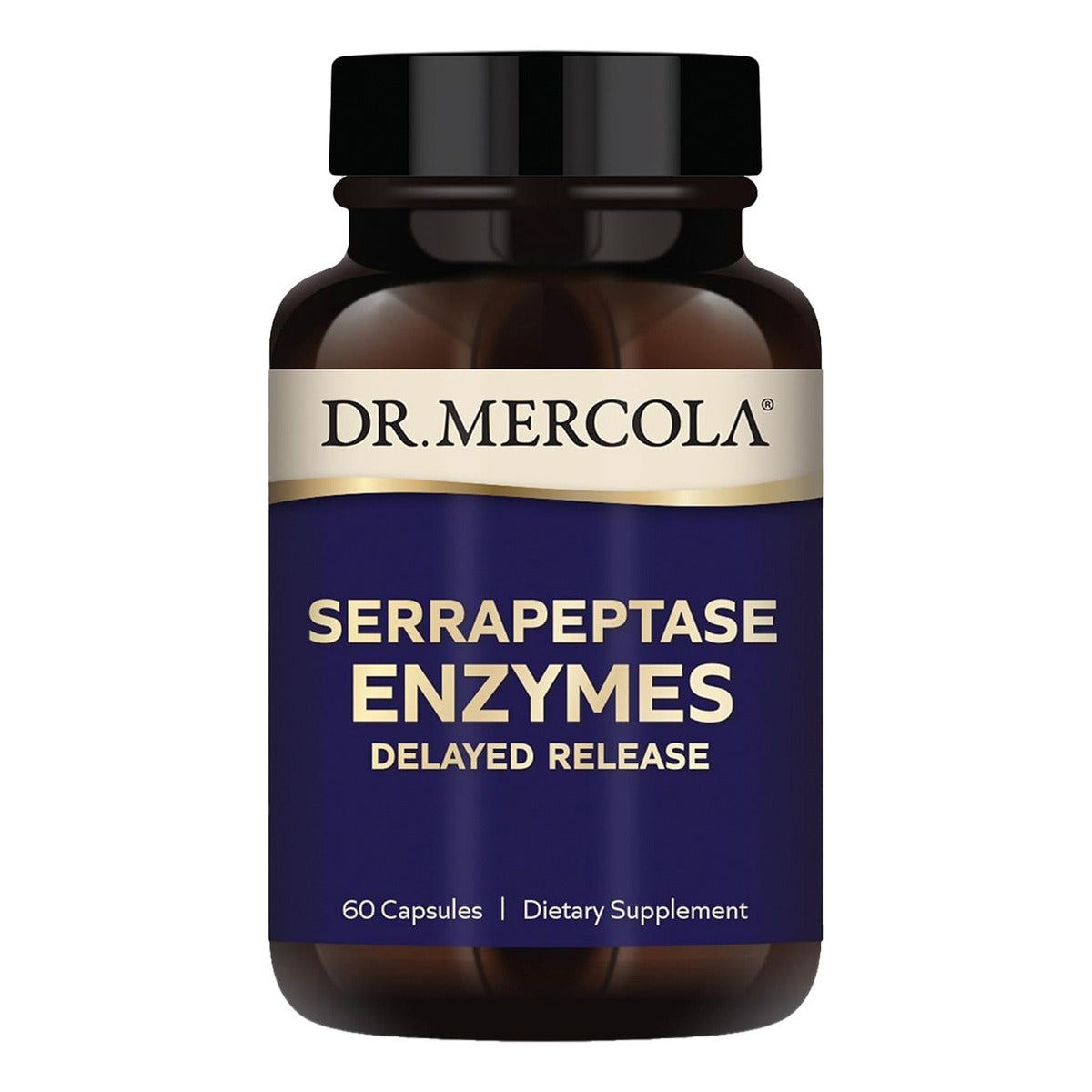 Dr. Mercola Enzimas Serrapeptasa 60 Cápsulas - Hi Vitamins
