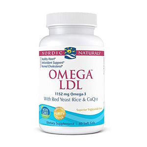 NORDIC NATURALS® OMEGA LDL 1152MG OMEGA-3 WITH RED YEAST RICE & COQ10 60 SOFT GELS