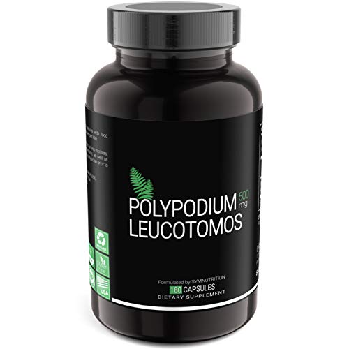 SYM NUTRITION POLYPODIUM LEUCOTOMOS 250 MG 180 CAPSULES - Hi Vitamins