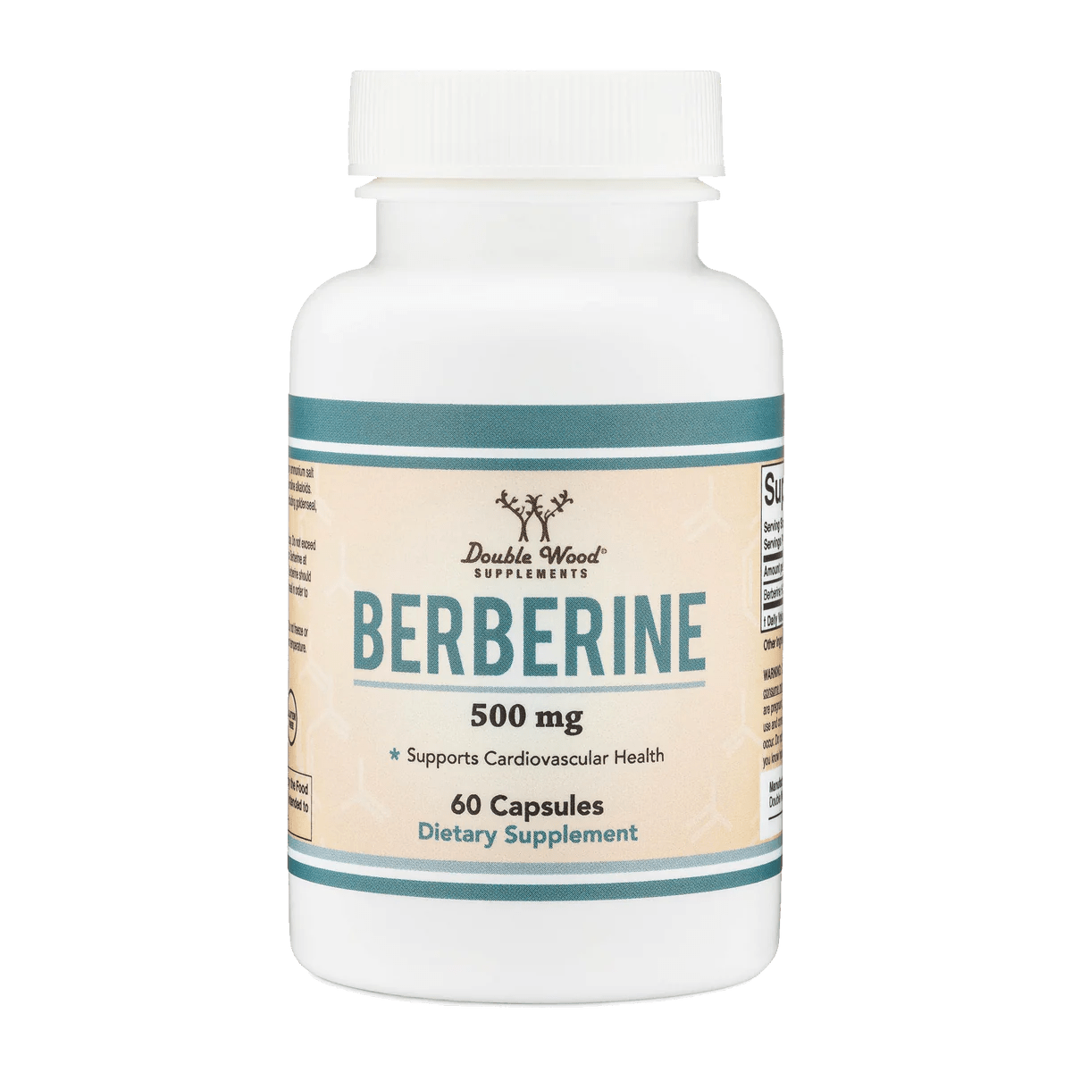 Double Wood Berberina 500mg 60 Cápsulas - Hi Vitamins