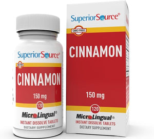 SUPERIOR SOURCE® CINNAMON 150 MG 120 MICROLINGUAL TABLETS