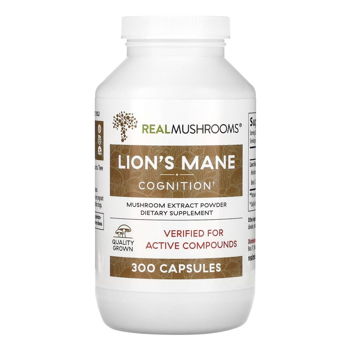 Real Mushrooms Lion's Mane Cognition 300 Cápsulas - Hi Vitamins