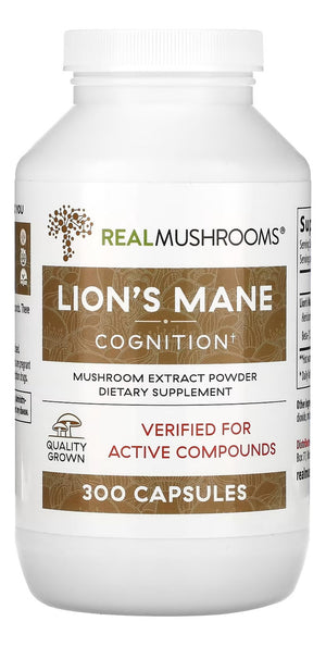 REAL MUSHROOMS™ LION´S MANE COGNITION 300 CAPSULES