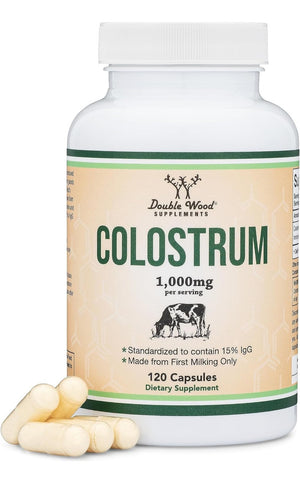 Double Wood Colostrum 1000 Mg Colostrum 120 Capsules