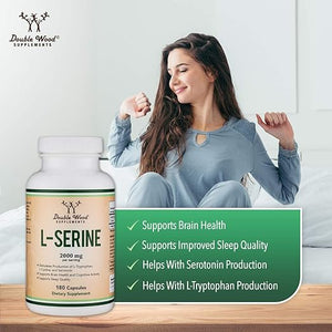 DOUBLE WOOD L-SERINE 2000 MG 180 CAPSULES