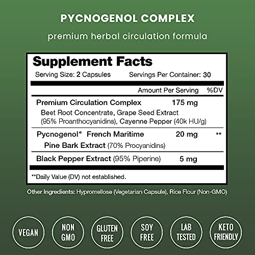 Nutra Champs €¢ Pycnogenol® 200mg 60 Capsules