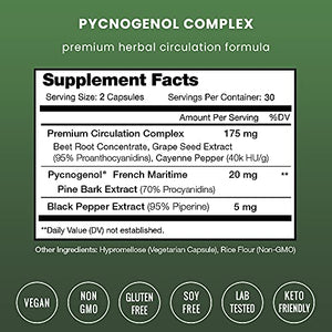 NUTRA CHAMPS • PYCNOGENOL® 200MG 60 CAPSULES