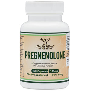 Double Wood Supplements Pregnenolone 100 mg 120 Cápsulas