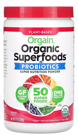 ORGAIN ORGANIC SUPERFOODS ALL IN ONE BERRY FLAVORED 280 GRS