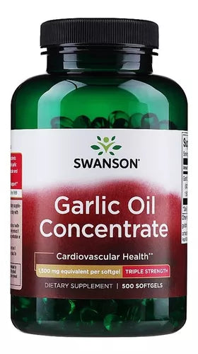 SWANSON GARLIC® OIL 1500MG 500 SOFTGELS