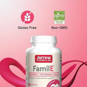 JARROW FORMULAS FAMILE TOCOPHEROL + TOCOTRIENOL COMPLEX 60 SOFTGELS