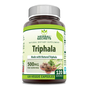 Herbal Secrets ® Triphala 500 Mg 120 Capsules