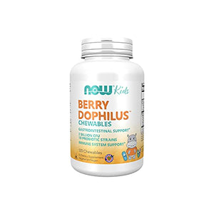 NOW Foods Berry Dophilus 120 Masticables